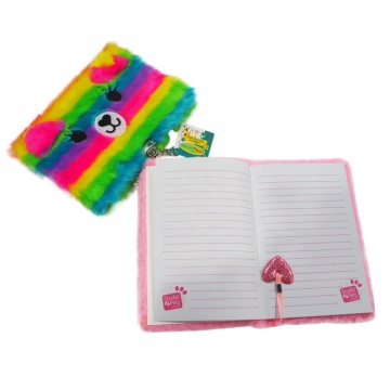 Hot Selling Animal Shape Owl Plush Notebook & Fluffy Pen A5 Unicorn Plush Notebook With Lock And Key" 

However, to make it more suitable for a search engine title, we could condense it slightly:

"Hot Selling Owl Plush Notebook & Fluffy Pen | A5 Unicorn 