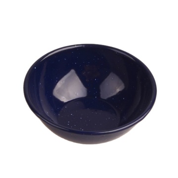 Dark Blue Starry Enamel Camping Outdoor Metal Steel Bowl Dinnerware Cookware Set