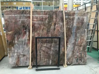 Red Marble Slab --- Louis Red