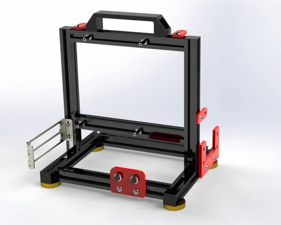 Vertical DIY Computer Motherboard Case: An Open Aluminum Frame Chassis Rack for Overclocking and Test Bench Applications