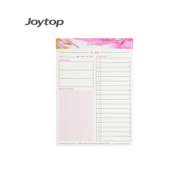 Joytop 2304 Customized Pink Quicksand Magnetic Sticky Notes