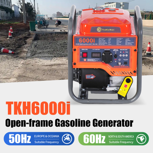 Generador inversor de gasolina de marco abierto de 4,5 kW 60 Hz