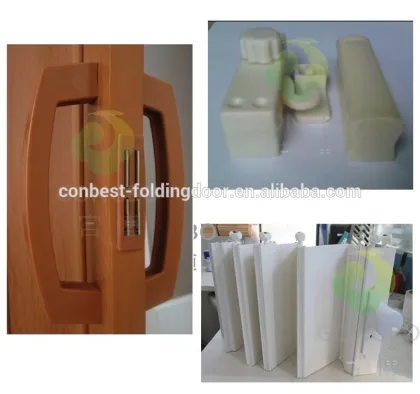 aluminum folding door and pvc folding door/ bulletproof transparent polycarbonate folding door