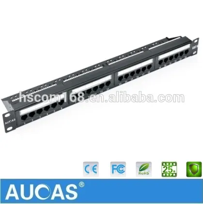 Best Buy Fast Delivery 1u Ethernet Cable Cat6 Patch Panel Wall Mount Cat6 24 Port Patch Panel