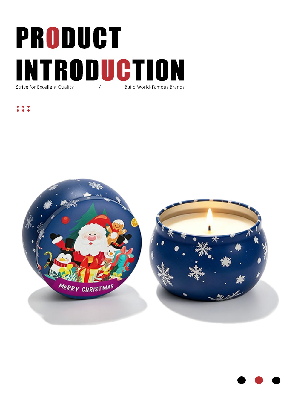 2-Christmas drum‑shaped can-X