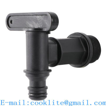 3/4" Thread Plastic IBC Tank Tap 1000L IBC to Adapter Fittings Connection Irrigation Hose Switch Valve Garden