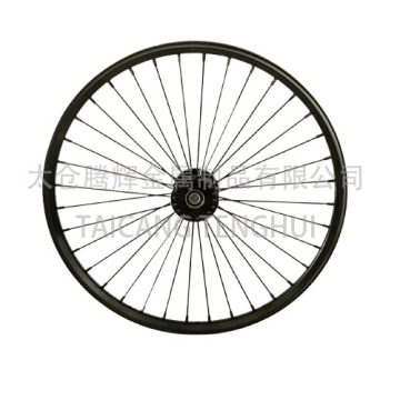 Roda traseira de cadeira de rodas preta