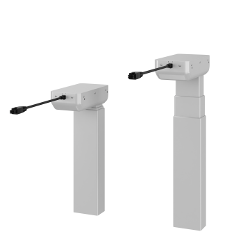 Compact Rectangular Lifting Column 3-Stage 60*90mm