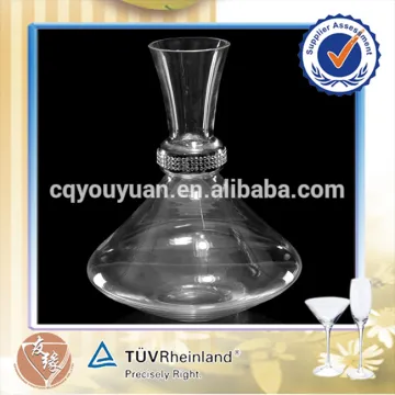 Crystal Wine Glass Decanter Bottle Big Round Crystal Whiskey Decanter Set