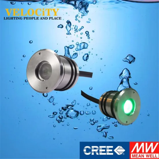 1W IP68 DC24V RGB LED Recessed Underwater Pool Light with Controller