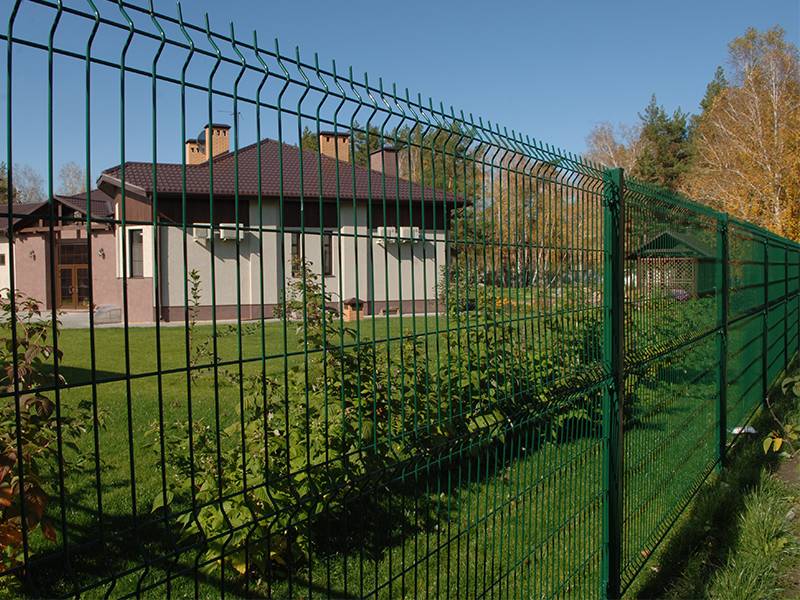 Decorative 3D Curved Welded Wire Mesh Garden Fence Panel for Outdoor and House6
