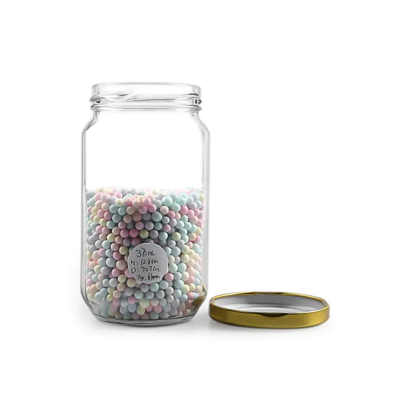 370ml Glass Jar With Lid3 Png