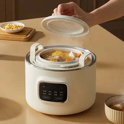 OIDIRE Slow Cooker Nutritious Stew Soup Pot