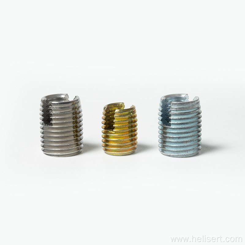 Stainless Steel Slotted Self-tapping Thread Insert