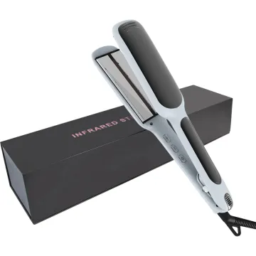 Custom Private Label 450 Degree Ceramic Wide Flat Iron Hair Straightener