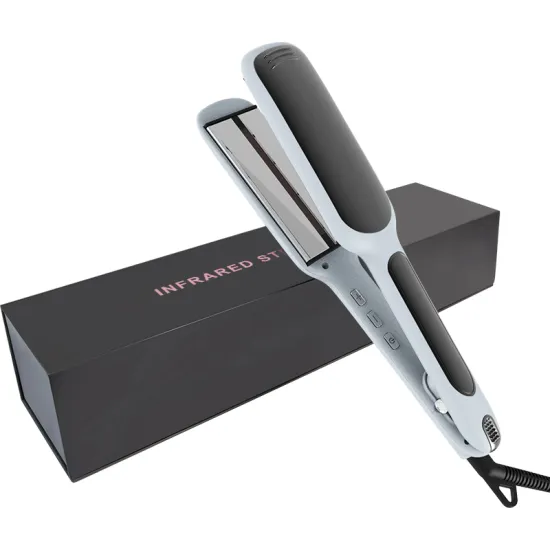 Custom Private Label 450 Degree Ceramic Wide Flat Iron Hair Straightener
