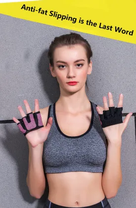 Anti-skid Weight Lifting Gloves Fitness Gloves Unisex Four-finger Weightlifting Gloves Sports Gloves Fitness Equipment