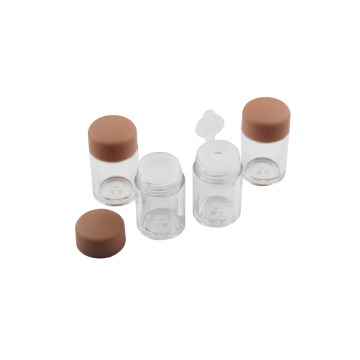 TM-ES6117 10g Round Eye Shadow Jar - Small Scallion Powder Bottle with Sifter