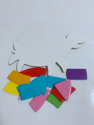 Relief Carving turtle puzzle craft sets for kids,intelligence Development