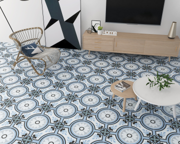 China Moroccan Matte Parquet Design Ceramic Tile 200x200