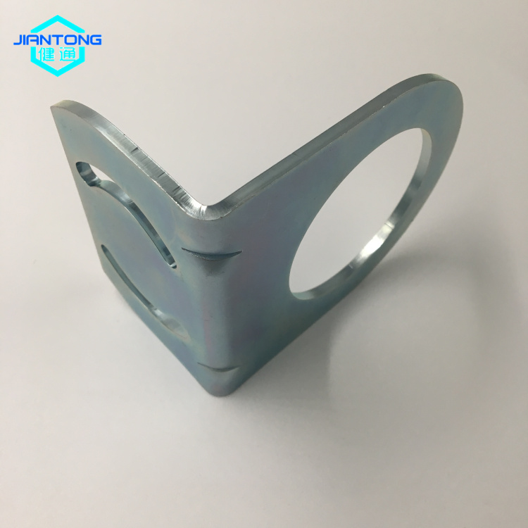 custom zinc plated sheet metal bending stamped part 