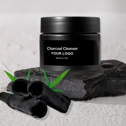 Charcoal Face Deep Cleansing Black Head Remover Oil Control Facial Cleanser for Men