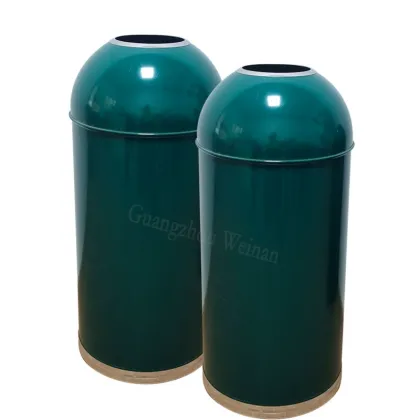 Customizable Coffee Shop Stainless Steel Outdoor Trash Can