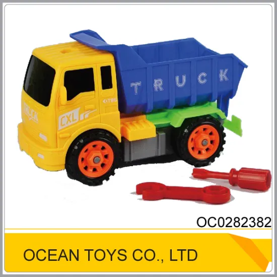 Hot and new cheap plastic toy trucks assembly games for boys OC0282382