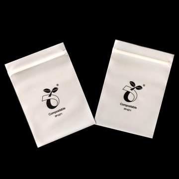 Compostable matte zip bag