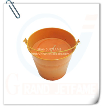 home decoration orange iron candle holder wedding