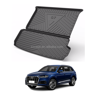 Wearing-Resistant TPE Car Trunk Mat for Audi Q7 Q8 – 3D Design, Waterproof, Non-Slip