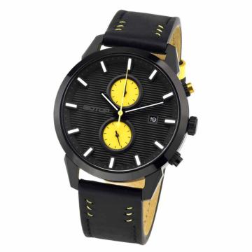 FEATURES OF SS661 GENUINE LEATHER DUAL DIAL WATCHES