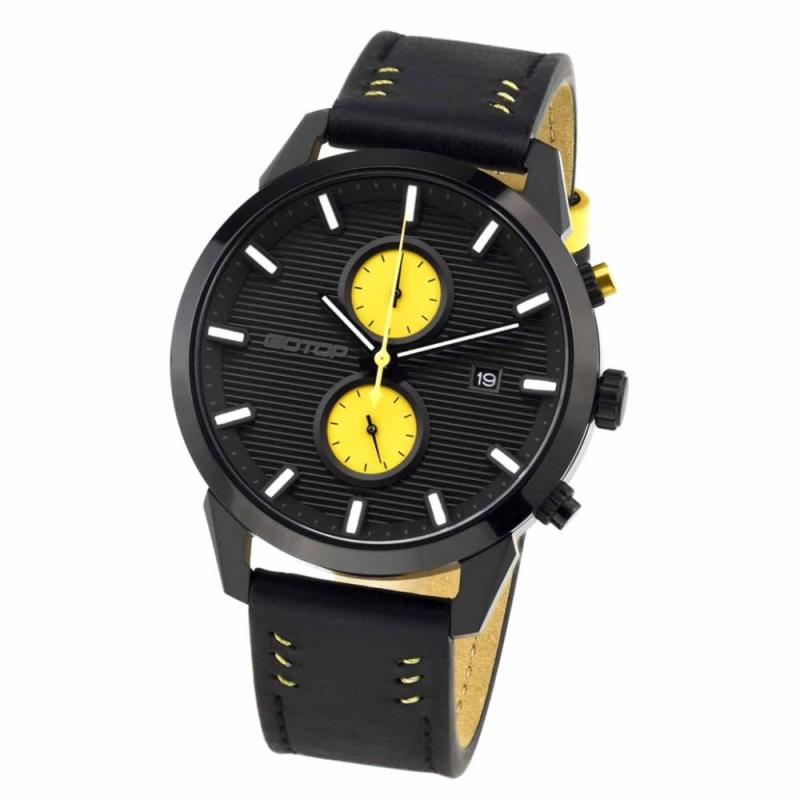 FEATURES OF SS661 GENUINE LEATHER DUAL DIAL WATCHES