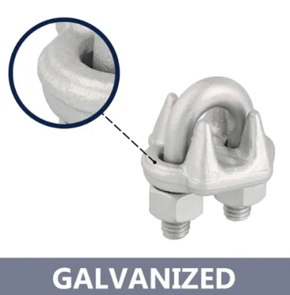 DIN 1142 Wire Rope Clips Galvanized M12