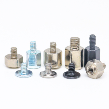 High-Quality Carbon Steel Nickel-Plated M.2 SSD Screw Studs for ASUS, GIGABYTE, and MSI Motherboards