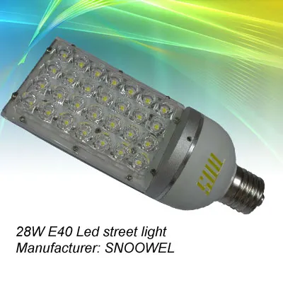 28w E40 Led Street Lamps 