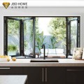 Pòt Bifold aliminyòm ak Windows