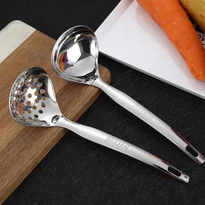 Stainless steel love soup spoon