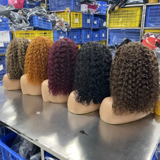 Hot Sale Bone Straight Bob Wigs with Brazilian Human Hair Frontals