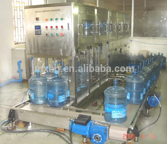 5 gallons bottle washing filling capping machine