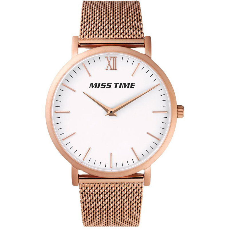 custom design your own brand mesh band quartz watch