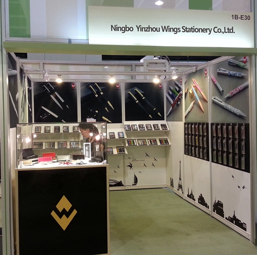 NINGBO WINGS STATIONERY BOOTH DURING HK GIFT&PREMIUM FAIR