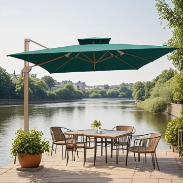 Outdoor Premium Sun Shelter Outdoor Parasol for Courtyard Hotels Milk Tea Shops Manufactory