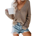 Women Full Zip Up Hooded Knit Cardigan Sweaters