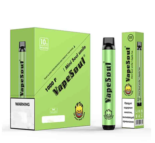 Vapesoul 1000 bocanadas desechables barra de vape 4 ml pod