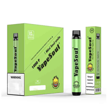 Vapesoul 1000 Puffs Disposable Vape Bar 4ml Pod