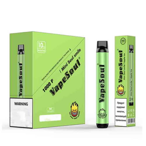 Vapesoul 1000 bocanadas desechables barra de vape 4 ml pod