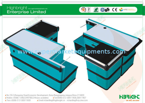 Cash Wrap Supermarket Check Out Counters Hbe-118