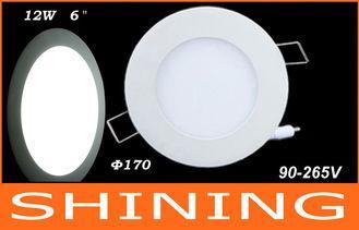 White Round SMD Panel Light 12watt 4000K For Commercial Lig