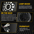 12V Motorcycle Headlight with RGB Angle Eye